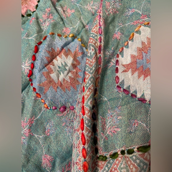 Raj Multicolor Patterned Rosie Thick Stitch Vest - NWT - OS - Picture 8 of 11